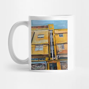 Tel Aviv, Yellow 1930s Apartments Mug